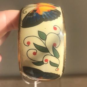 Wide Butterfly Bracelet